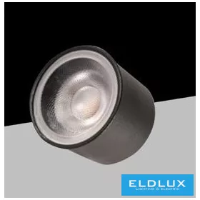   Reflektor LED UNIVERSO może zastąpić GU10 7 W 540 lm 6500 K RA90 27° IP20 czarny D50x56 mm