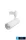 UNIVERSO Jednofazowa lampa szynowa 15 W 1270 lm CCT.kap 38°  IP20 Biały D74x238 mm