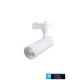UNIVERSO Jednofazowa lampa szynowa 15 W 1270 lm CCT.kap 38°  IP20 Biały D74x238 mm