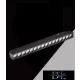 UNIVERSO Magnetyczny reflektor punktowy montowany na szynie DC:48V 18W 1620LM 3000K RA90 IP20 300x45x24mm Czarny