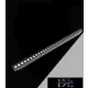 UNIVERSO Magnetyczny reflektor punktowy montowany na szynie DC:48V 24W 2160LM 4000K RA90 IP20 600x45x24mm Czarny