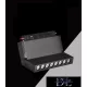 UNIVERSO Magnetyczna lampa punktowa do montażu na szynie DC:48V 10W 800LM 3000K RA90 IP20 158x45x24mm Czarna