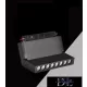 UNIVERSO Magnetyczna lampa punktowa montowana na szynie DC:48V 10W 800LM 4000K RA90 IP20 158x45x24mm Czarna