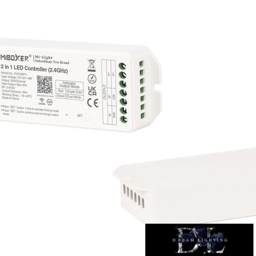 MIBOXER 2w1 RF 2,4G SIMA/CCT Kontroler taśmy LED DC: 12-48 V Maks.: 20 A