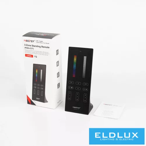 MIBOXER RF 2.4G RGB+CCT Samodzielny pilot do taśmy LED 3 strefy czarny