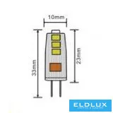 Źródło światła LED UNIVERSO G4 12 V 1,5 W 150 lm 4000 K 3 DB/opakowanie