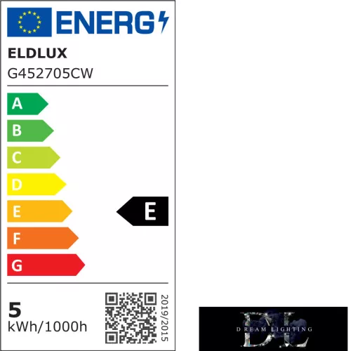 Żarówka LED ELDLUX G45 E27 5 W 550 lm 6500 K