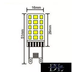 Żarówka LED UNIVERSO G9 33D 3,5 W 420 lm 6500 K
