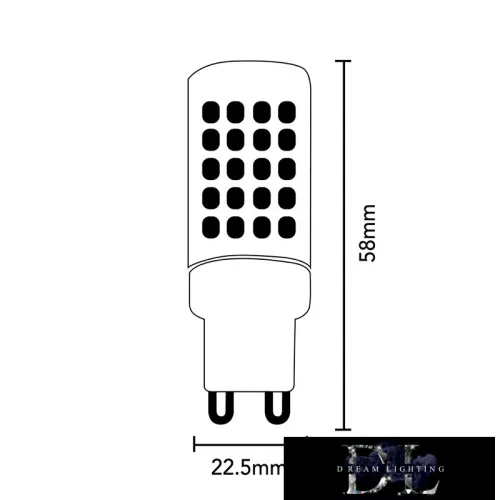 Żarówka LED UNIVERSO G9 86D 7W 700lm 3000K