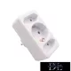 ELDLUX Rozdzielacz 1x typu F + 2x typu C IP20