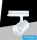 UNIVERSO Trójfazowy reflektor szynowy 30 W 3250 lm 4000 K Ra90 38° IP20 Biały D75x120 mm 5 lat