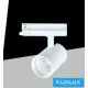 UNIVERSO Trójfazowy reflektor szynowy 30 W 3250 lm 4000 K Ra90 38° IP20 Biały D75x120 mm 5 lat
