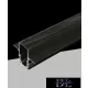 UNIVERSO Magnetyczny system szyn wpuszczanych DC: 48 V 16 A 2000 x 62 x 47 mm Czarny