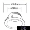 UNIVERSO downlight 30 W 3000 lm 6500 K CRI≥80 60° wycięcie Ø165 biały