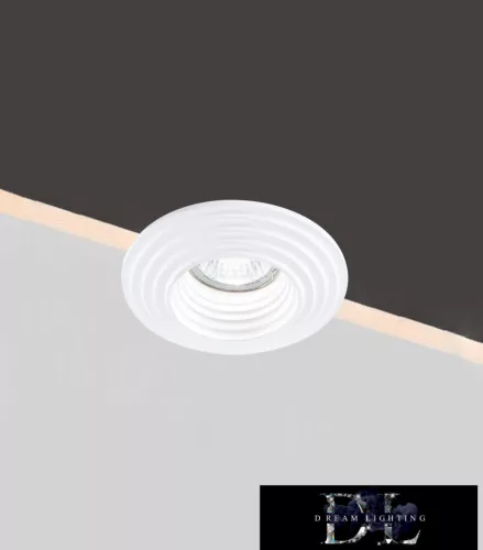 UNIVERSO Oprawa punktowa do montażu wpuszczanego w tynk 1xGU10 ∅85-90 124x52mm IP20 biała 