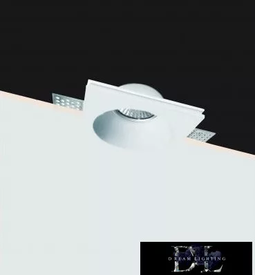 UNIVERSO Wpuszczana oprawa punktowa do tynku 1xGU10 100x100x40mm IP20 biała 