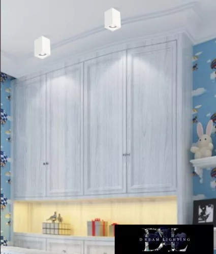 UNIVERSO Lampa sufitowa do tynku 1xGU10 70x70x110mm IP20 biała 