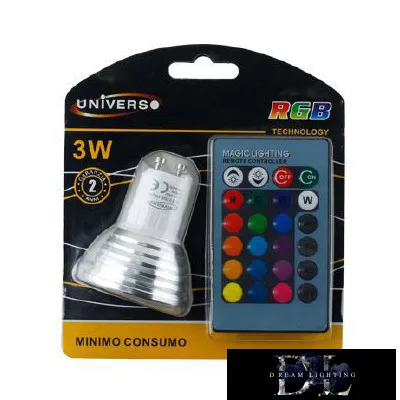Żarówka LED UNIVERSO GU10 3 W RGB
