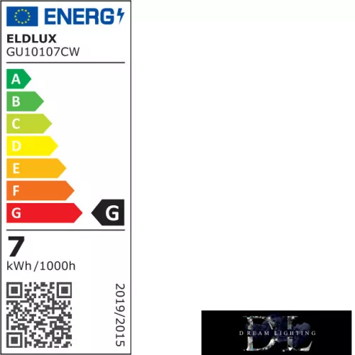 Żarówka LED ELDLUX GU10 7 W 665 lm 6500 K