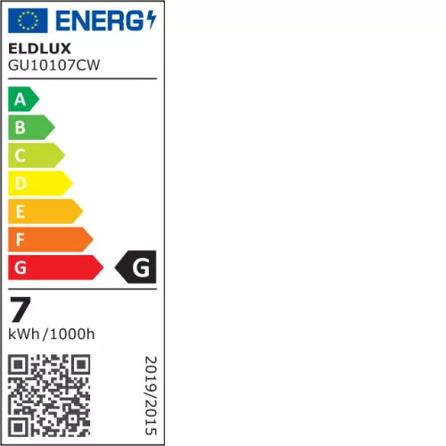 Żarówka LED ELDLUX GU10 7 W 665 lm 6500 K