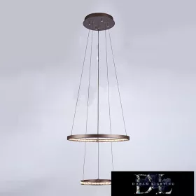  ELDLUX RINGS lampa wisząca ze szkła kryształowego chromowana 31W 4000K