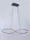 ELDLUX MEMPHIS lampa wisząca ze szkła kryształowego chrom 27W 4000K