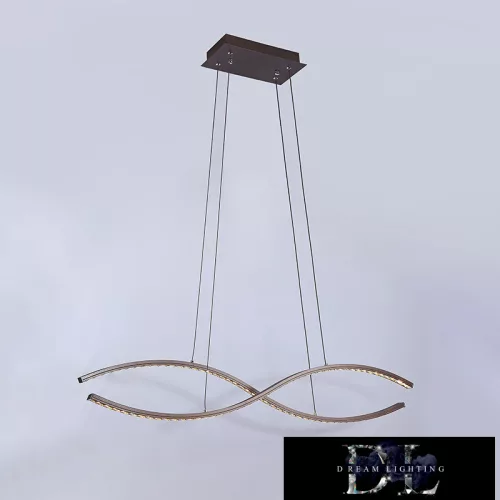 ELDLUX MEMPHIS lampa wisząca ze szkła kryształowego chrom 27W 4000K