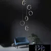 ELDLUX RINGS kryształowa lampa wisząca chromowana 57W 4000K