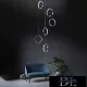 ELDLUX RINGS kryształowa lampa wisząca chromowana 57W 4000K