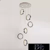 ELDLUX RINGS kryształowa lampa wisząca chromowana 57W 4000K