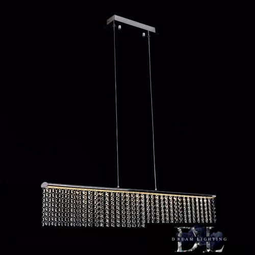 ELDLUX VANDA lampa wisząca ze szkła kryształowego chromowana 26W 4000K