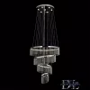 ELDLUX RINGS lampa wisząca ze szkła kryształowego chrom 149W 4000K