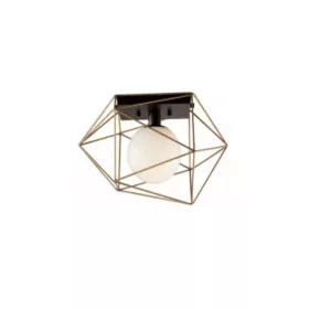 ELDLUX ELDGEOX lampa sufitowa czarna/złota E27