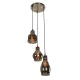 ELDLUX PEAR lampa wisząca 3×E27 czarna