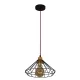 ELDLUX KETREC lampa wisząca E27 czarna
