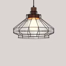 Lampa wisząca ELDLUX INKJET E27 czarna