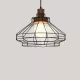 Lampa wisząca ELDLUX INKJET E27 czarna