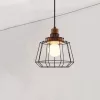 Lampa wisząca ELDLUX INKJET E27 czarna