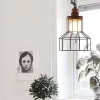 Lampa wisząca ELDLUX INKJET E27 czarna
