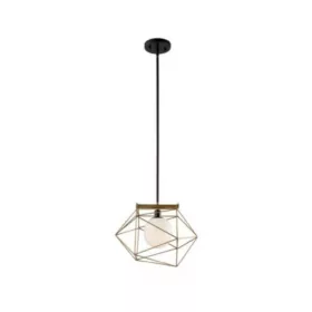 ELDLUX ELDGEOX lampa wisząca czarna/złota E27