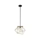 ELDLUX ELDGEOX lampa wisząca czarna/złota E27