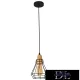 ELDLUX KETREC lampa wisząca E27 czarna