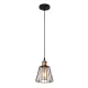 ELDLUX KETREC lampa wisząca E27 czarna