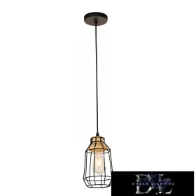 ELDLUX KETREC lampa wisząca E27 czarna