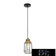 ELDLUX KETREC lampa wisząca E27 czarna