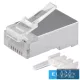 EMOS CONN.RJ45 FTP CAT6 DO PRZEWODÓW 20 SZT.