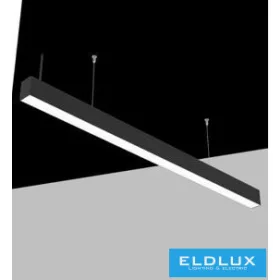   UNIVERSO Suspension - Lampa sufitowa 40 W 5200 lm 4000 K-6500 K przełącznik IP20 czarna 1200 x 50 x 70 mm 5 lat