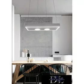   Lampa wisząca UNIVERSO 40 W 3200 lm 6500 K IP20 Biała 600 x 250 x 1200 mm