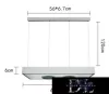 Lampa wisząca UNIVERSO 40 W 3200 lm 4000 K IP20 Biała 600 x 250 x 1200 mm