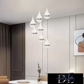 Lampa wisząca UNIVERSO 80 W 6400 lm 4000 K IP20 chrom